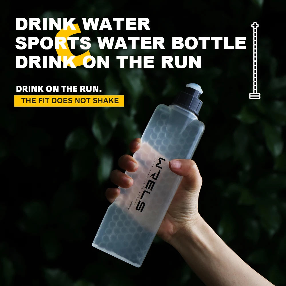 Upgraded Curved Easy Grip Sports Water Bottle Running & Cycling Belt Pack Convenient Fitness Water Bottle