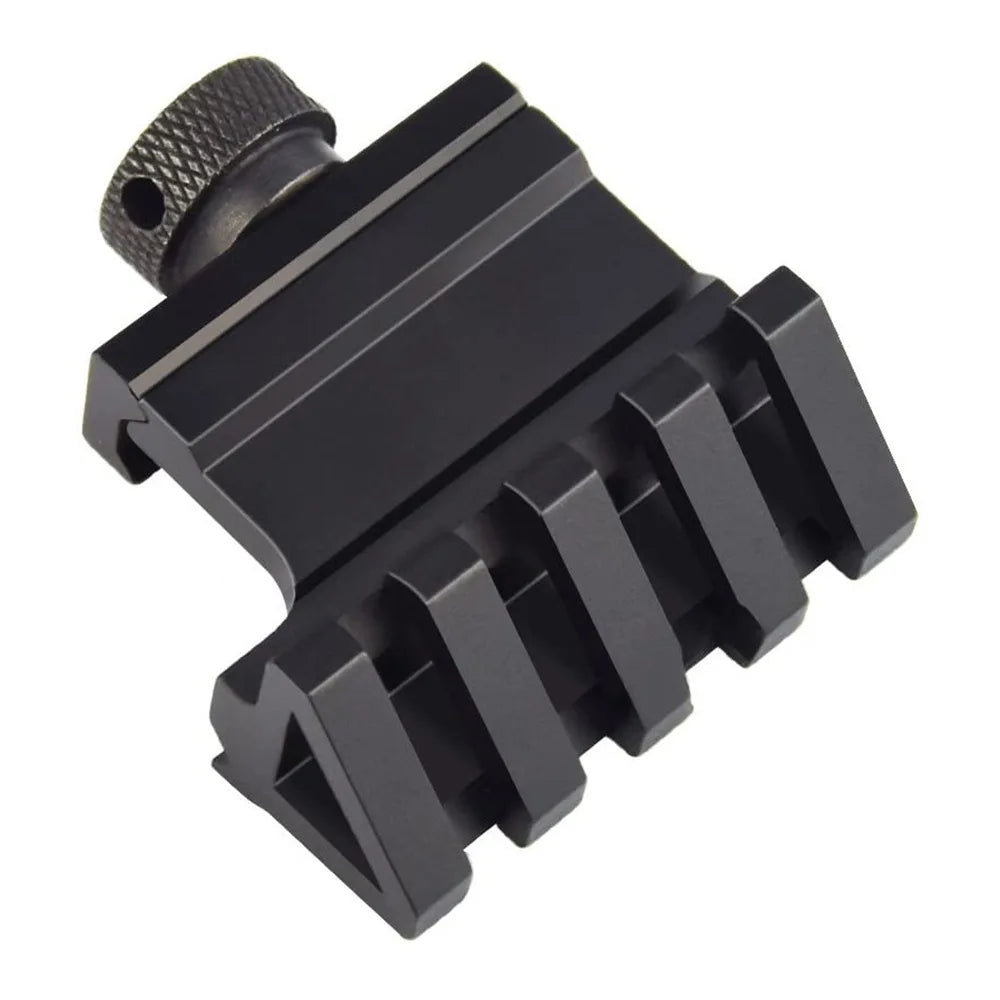 Tactical 45 Degree Rail Mount Offset 20mm Picatinny Side Rail for Flashlights Red Dot Sight Optics Mount Hunting Accessories