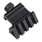 Tactical 45 Degree Rail Mount Offset 20mm Picatinny Side Rail for Flashlights Red Dot Sight Optics Mount Hunting Accessories