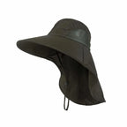 Outdoor Sports Jungle Hiking Hat Fishing Hat Wide Brim Bucket Hat With Neck Cover Quick Dry Men Fishermen Sun Protected Cap
