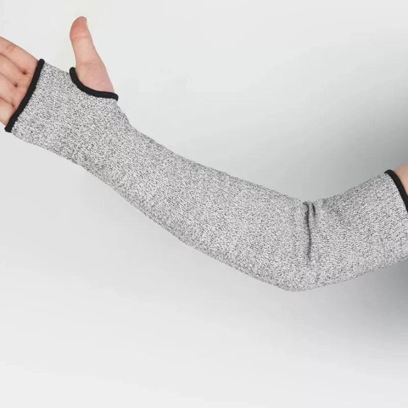 Level 5 Anti-Cut Safety Sleeves Cutting Resistant Arm Puncture Gloves Breathable Protector Household Arm Guard Bracers