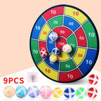 Large Hard Board Children's Sticky Ball Toy Sticky Ball Indoor Dart Target Plate Outdoor Parent-child Suction Cup Ball