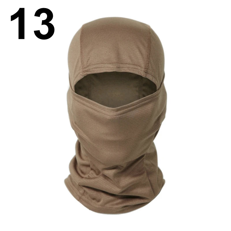Camouflage Balaclava Full Face CS Mask Ski Cycling Hunting Head Neck Cover Helmet Liner Cap  Multicam Men Scarf
