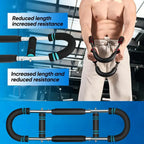 📦 US Warehouse Quick Ship 40KG U Shape Hand Gripper, Power Twister Bar, Adjustable Stainless Steel Arm Trainer Home Workout