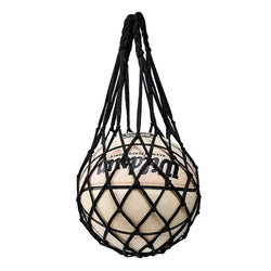 Thick Braided Nylon Sports Ball Carry Net Bag Lightweight Handheld Storage Sack For Football Basketball Volleyball Outdoor Gym