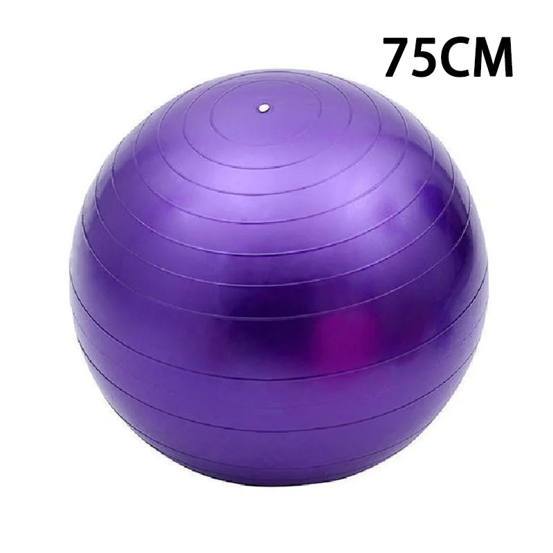 Exercise Yoga Ball Yoga Balance Stability Swiss Ball Support Up to 200 lbs Suitable for Office Home Work Gym