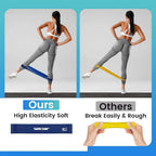 Resistance Bands for Working Out Exercise Loop Bands Workout Bands 5pcs Set for Body Stretching Crossfit Training Home Wor