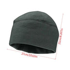 Warm Cycling Hat Thermal Windproof Polar Fleece Lining Skull Cap Cold Proof Outdoor Sports Hiking Running Ski Beanie Cap