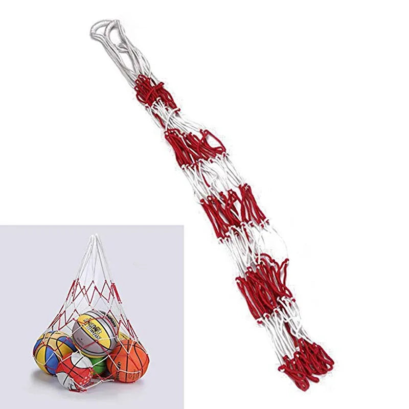 1/2pcs Portable Carry Net Bag Balls Volleyball Outdoor Durable Standard Nylon Thread Soccer Basketball Hoop Mesh Net