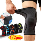 1/2PCS Knee Pads Compression Knee Pad Knee Braces For Arthritis Joint Support Sports Safety Volleyball Gym Sport Brace Protector