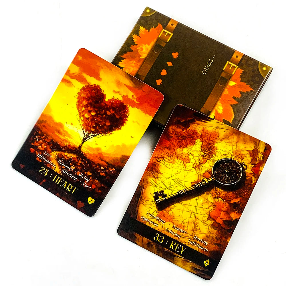 8.8*6.3cm Oracle Cards Game Fortune Telling & Spiritual Growth 36 Cards Oracle Deck , Perfect For Divination & Gift Giving