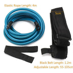 Summer Latex Tubes Swimming Training Safety Rope Elastic Adjustable Swimming Pool Exerciser TPE 4M Swim Training Resistance Belt