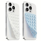 2pcs Double-Sided Silicone Suction Cup Phone Stand for Iphone  Android  Adjustable Angle for Makeup Fitness Yoga Binge-Watching