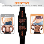 Abdominal Muscle Toner EMS Muscle Stimulator Electric Toning Belt Waist Trainer USB Recharge Body Weight Loss Fitness Massager