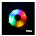 4PCS Flash Inline Skate Wheels 90A LED Lighting Skating Wheel Flash Wheels Sliding Roller Skating Shoes 80mm 76mm 72mm 68mm