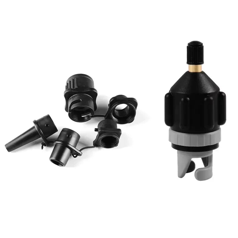 Multifunction Air Valve Adaptor Kit for SUP Board, Inflatable Pump Adapter for Paddle Boat, Kayak,Air Valve Pump Connector Combo