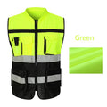 Night Walking Highlight Vests Outdoor Adjustable Safety Vest Lightweight Biking Safety Straps Waterproof Running Gear