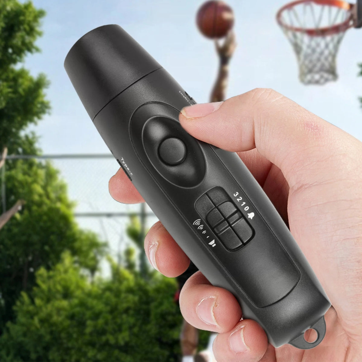 Electronic Whistle USB Rechargeable Loud Air Horn 120-150dB with LED Safety Light with Lanyard for Hiking Camping Scare Bears