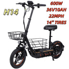 EOEOTWO 1200W Off Road Electric Scooter for Adults 48V Long Range E-Scooter 30MPH Fast Speed 11" Tubeless Tire Foldable Kick Scooter