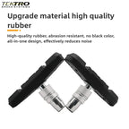 TEKTRO 836.12 Bike Brake Pads for V-Brake, Quiet Wear-Resistant Brake Shoes for Mountain Bike Bicycle Aluminum Rim Bicycle Parts