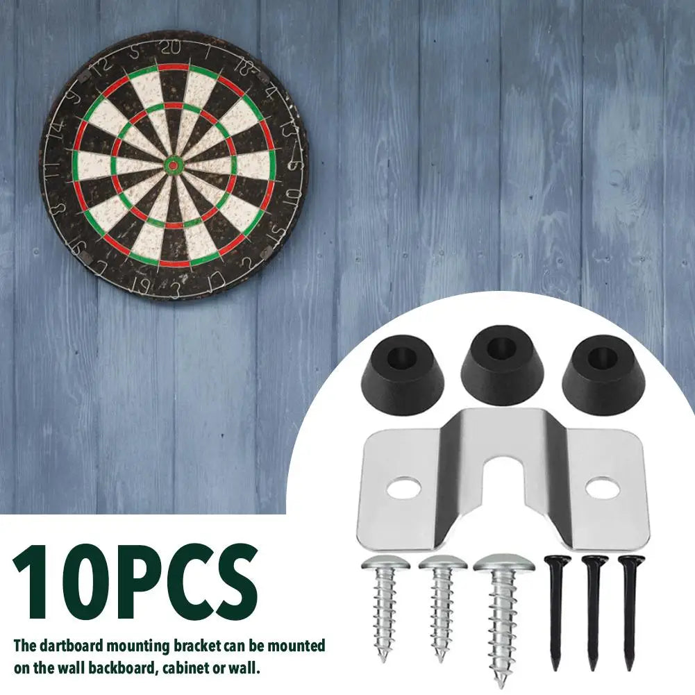 Dart Board Wall Bracket Mounting Stand Kit Wall Mounted Hanging Dartboard Set With Screw Hook Accessories For Cabinet Wall