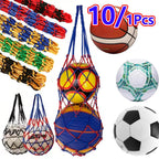 Basketball Net Bag Soccer Football Mesh Storage Sports Ball Holder Nylon Carry Bag Durable Single Ball Carrier 10/5/1 Packs
