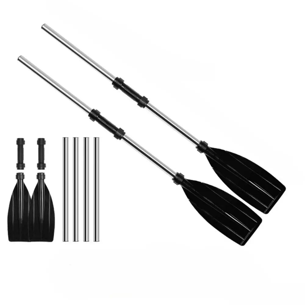 Recreational Aluminum Alloy Kayak Paddles Anti-twist Design Portable Boat Oars Lightweight Durable Fishing Boat Pulp Travel