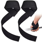 1Pair Non-slip Strap Gym Dumbbell Workout Weights Lifting Straps Crossfit Fitness Equipment Wrist Wrap Lift Exercise Training