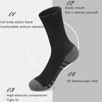 5Pairs Men's Outdoor Gym Socks High Quality Comfortable Soft Ground-Gripping Football Large Size New Style