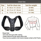 Adjustable Back Posture Correction Belt Hunchback Corrector Adult Men and Women Sitting Posture Correction Belt