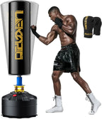 Standing boxing post with gloves, home fighting training sandbag, boxing bag with suction cup, holiday gift for sports men