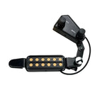 12-hole Acoustic Guitar Sound Hole Pickup Magnetic Transducer with Tone Volume Controller Audio Cable