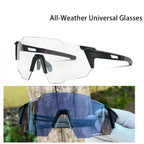 Men Women Photochromic Cycling Glasses UV Protection Windproof Sports Running Outdoor Sunglasses