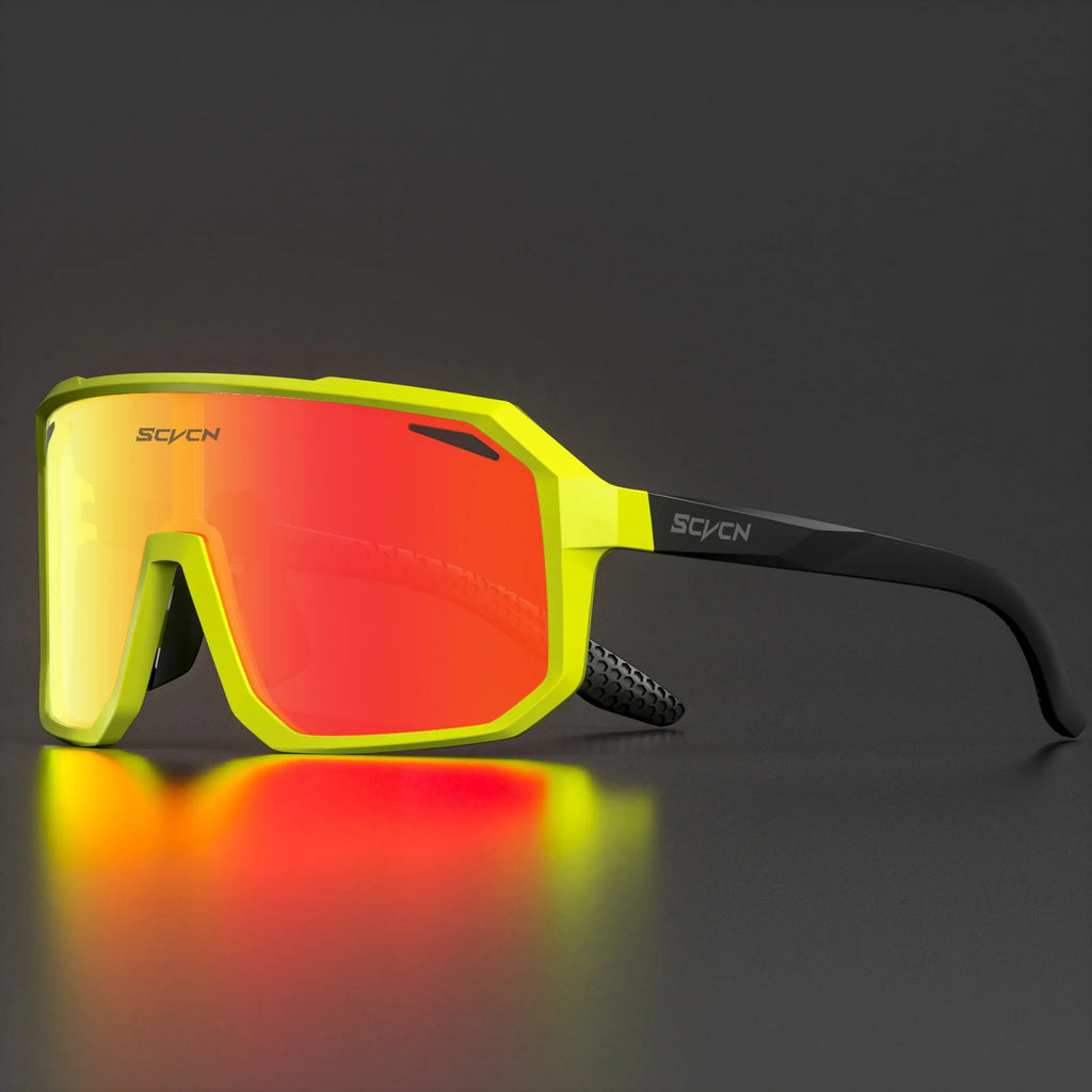 SCVCN Outdoor MTB Driving Glasses Cycling Sunglasses UV400 Women Sports Running Eyewear Men Road Bicycle Glasses Bike Goggles