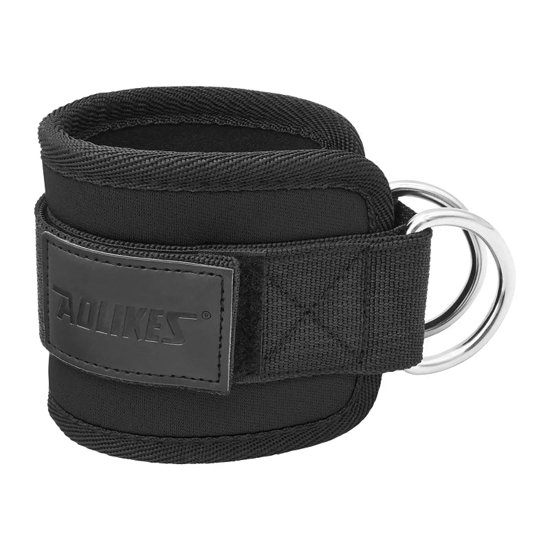 AOLIKES 1PCS Ankle Straps For Cable Machine Kickbacks, Glute Workouts, Lower Body Exercises - Adjustable Leg Straps with Padding