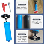 Ball Pump Set Flexible Hose Volleyball Football Basketball With Needle Sports Ball Hand Air Pump Durable Balloon Ball Inflator