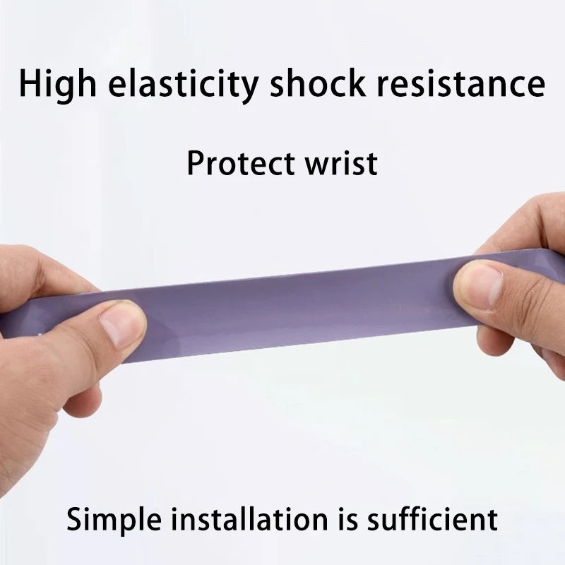Anti Slip Flat Sweatband for Badminton/Tennis, with Sweat absorbing Grip Rubber to Help Score Points on the Court