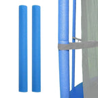 12pcs Trampolines Enclosures Foams Sleeves Replacement Trampolines Protective Poles Cover Paddings for Safety Protections