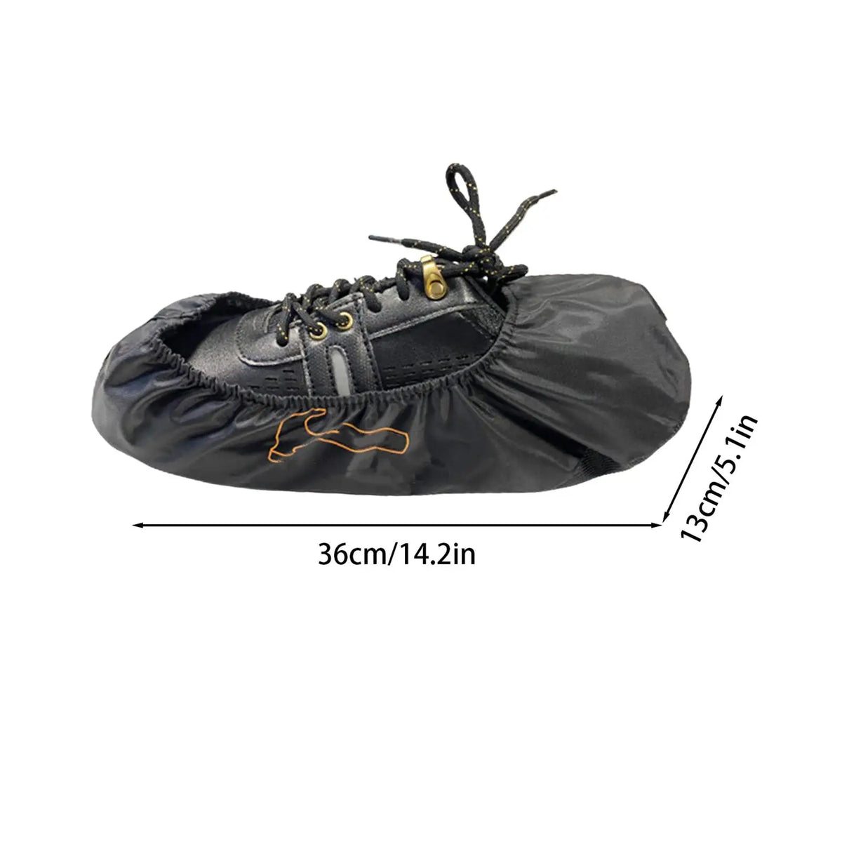 Bottom Non-slip Leather Bowling Shoe Covers, Bowling Shoes Waterproof Covers, Professional Bowling Alleys Supplies