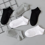 1/3/10Pairs Men's Ankle Socks Soft Breathable Stretchy Solid Color Low Cut Casual Sports Socks for Women Comfortable Fashionable
