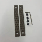 2pcs/set Tactical Nylon Rail Hand Protection M-lok Rail Cover Panel for M-lok System 120MM 80MM MLOK Rail Hand Protection