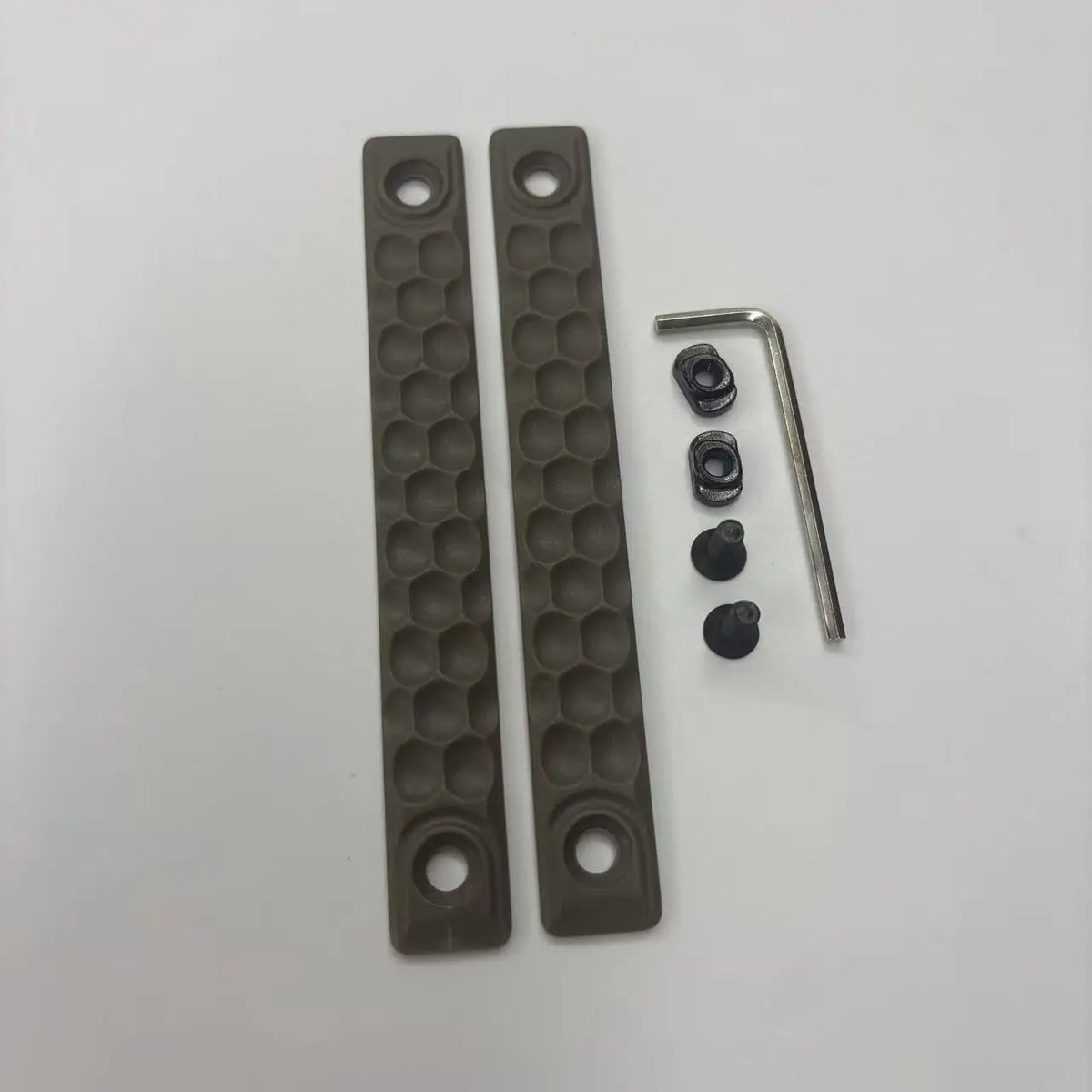 2pcs/set Tactical Nylon Rail Hand Protection M-lok Rail Cover Panel for M-lok System 120MM 80MM MLOK Rail Hand Protection