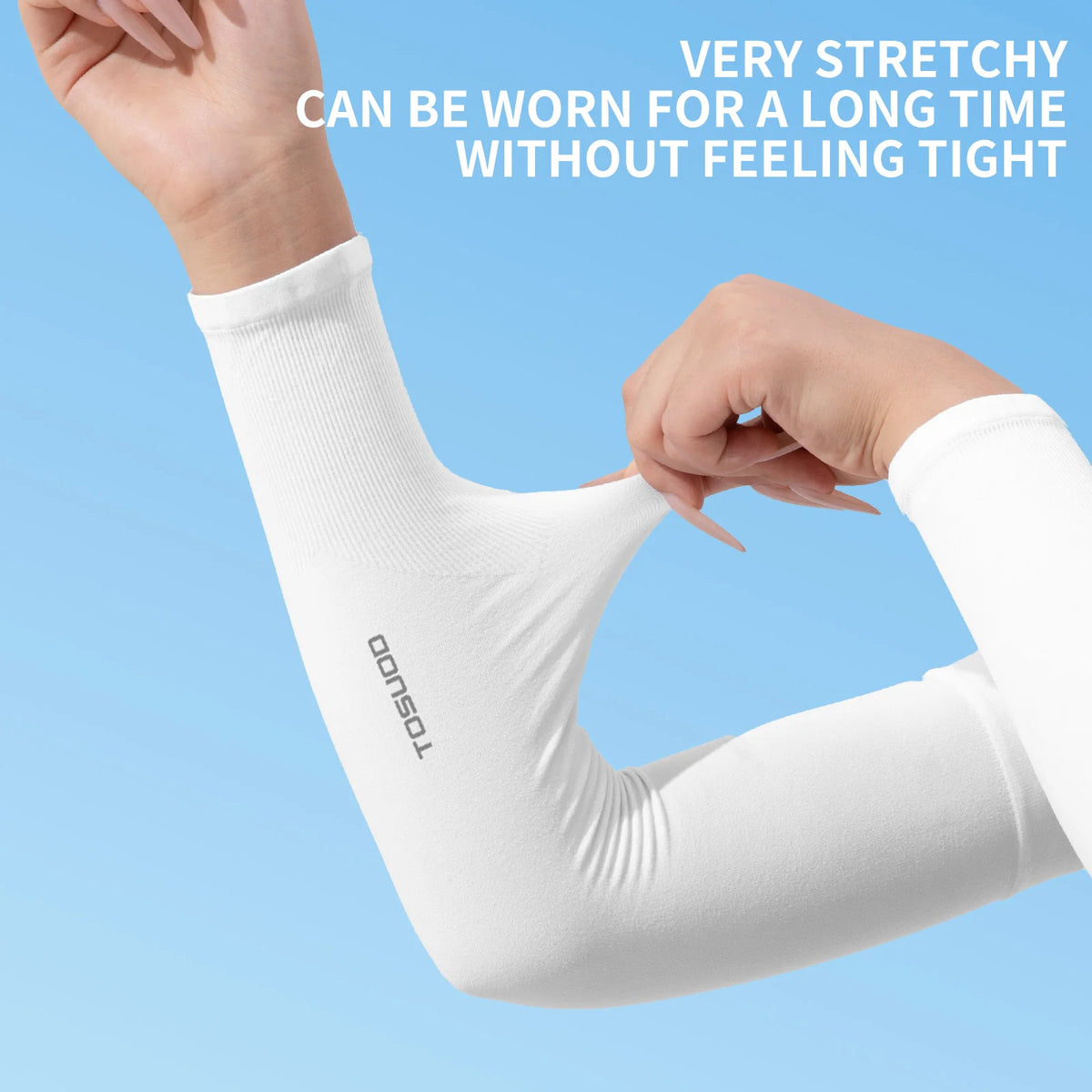 TOSUOD Ice Silk Bicycle Sleeves Summer Breathable Cycling Arm Protection Outdoor Sun UV Protect Sports MTB Road Bike Sleeves