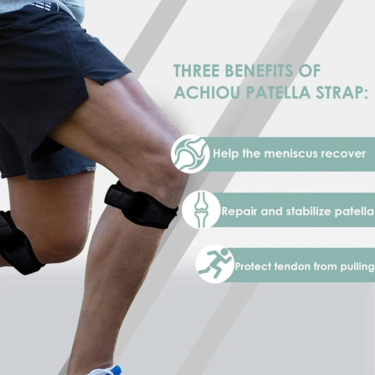 Sports Patella Brace Adjustable Strap EVA Kneepads Knee Support Pad Protective Gear Basketball Volleyball Protector