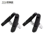 TEKTRO 836.12 Bike Brake Pads for V-Brake, Quiet Wear-Resistant Brake Shoes for Mountain Bike Bicycle Aluminum Rim Bicycle Parts