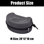 Tolex Ski Snowboard Goggles Storage Box Hard EVA Portable Protection Carrying Case Water Resistant Shockproof Ski Accessories