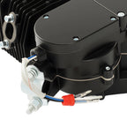 2 Stroke Engine Bicycle Motor Kit 80CC Black Single Cylinder 1.65HP 1.85kW 5500RPM Gas Powered Engine for Bike Motorized Conversion Powerful Fast Riding Save Time Effort Scooter Accessories
