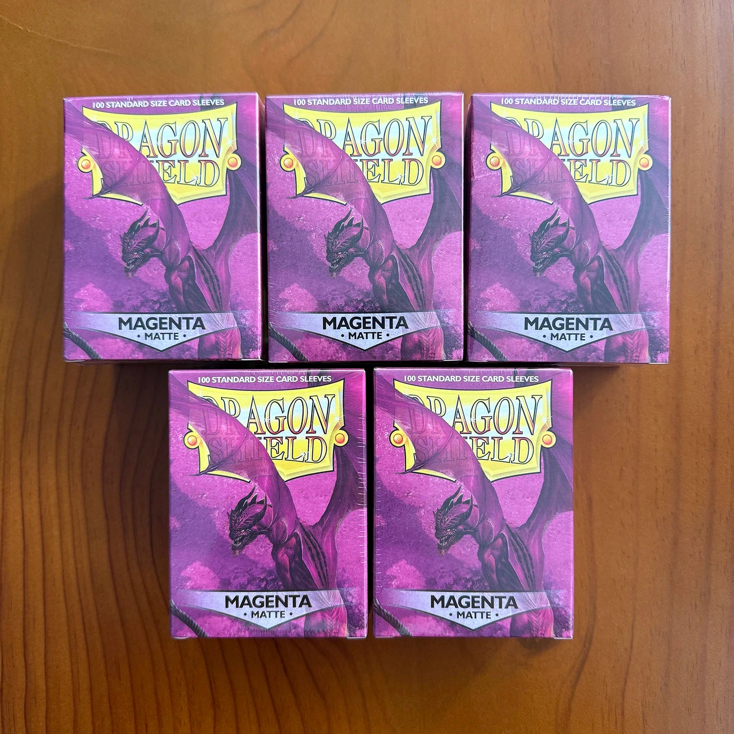 Dragon Shield Card Sleeves 5 Boxes Set - Premium Card Protection for Trading Cards Shipped Directly from US