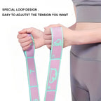 Yoga Stretching Belt Dance Stretching Band Elastic Yoga Resistance Bands Home Pilates Exercise Pull Strap Belt Fitness Sport