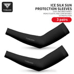 TOSUOD Ice Silk Bicycle Sleeves Summer Breathable Cycling Arm Protection Outdoor Sun UV Protect Sports MTB Road Bike Sleeves